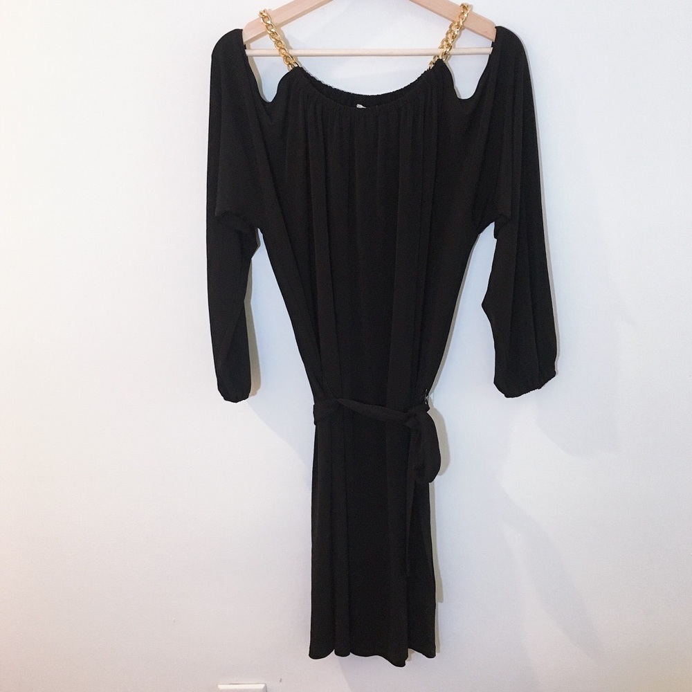 Michael Kors cold shoulder dress